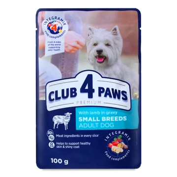 CLUB4PAWS alutasakos 100g bárányos