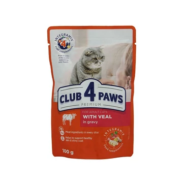 CLUB4PAWS alutasakos 100g borjús