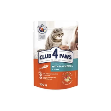 CLUB4PAWS alutasakos 100g makrélás