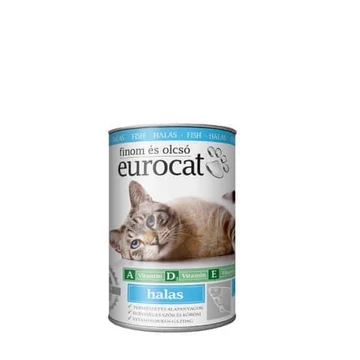 EuroCat konzerv 415g halas