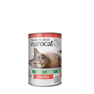 EuroCat konzerv 415g marhás